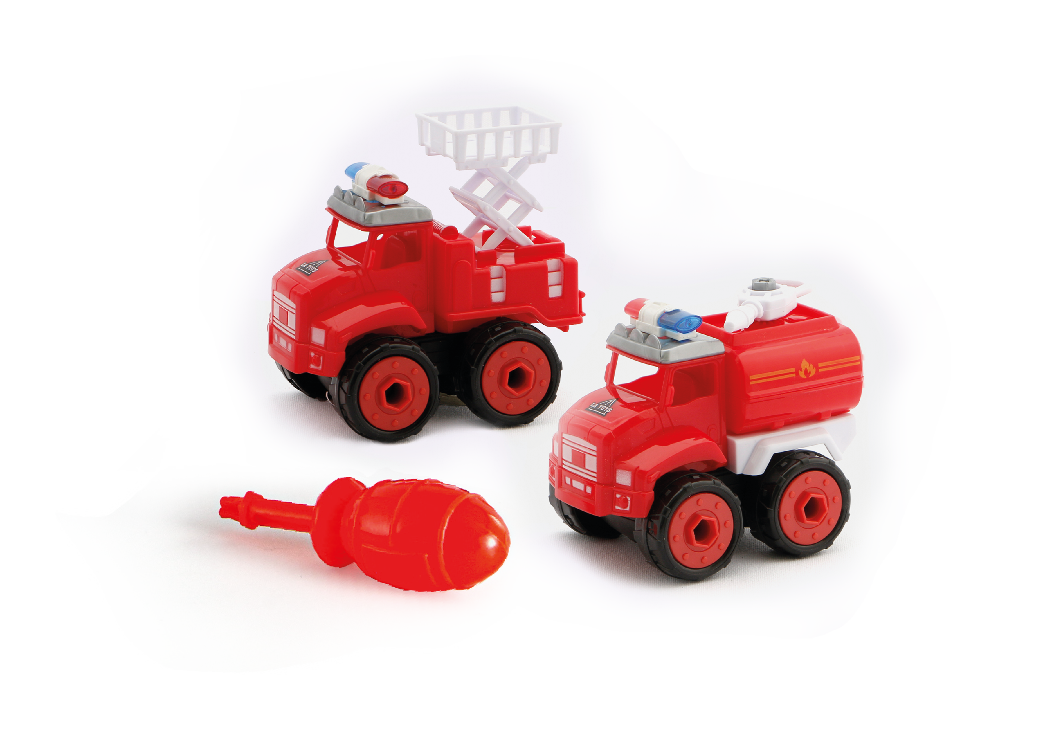 HỘP 2 XE CỨU HỘ TỰ LẮP RÁP